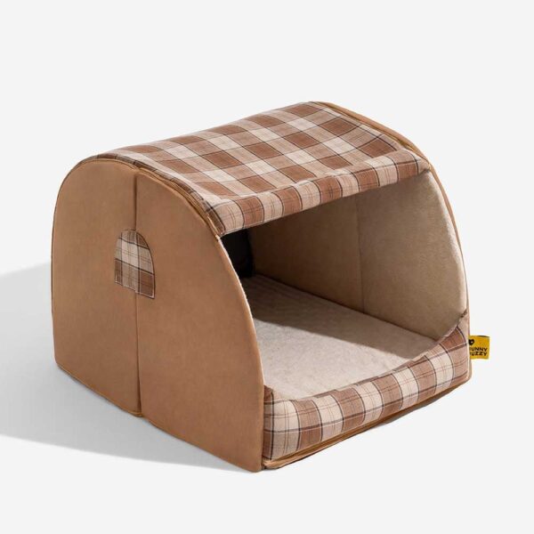 Classical Plaid House Orthopedic Dog Bed - Warm Retreat - Image 15