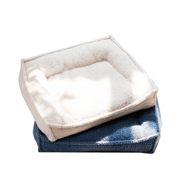 Curved Support Orthopedic Teddy Fabric Waterproof Dog & Cat Bed - Image 19