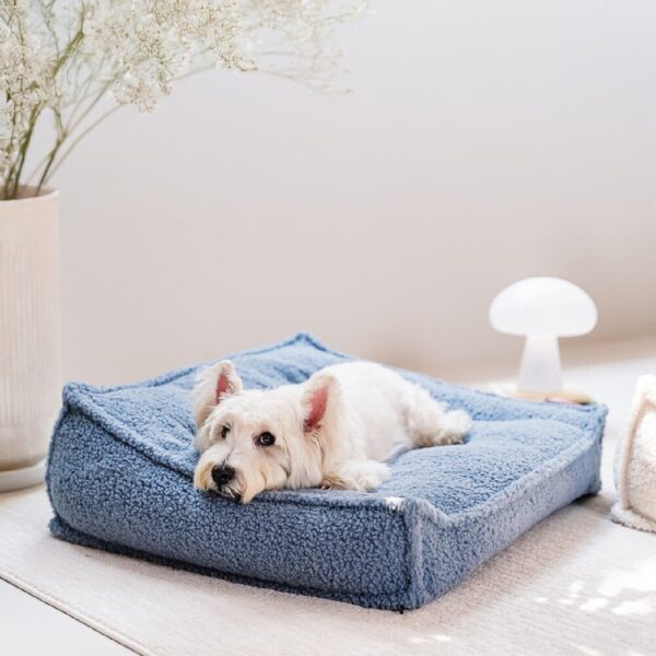 Curved Support Orthopedic Teddy Fabric Waterproof Dog & Cat Bed - Image 15