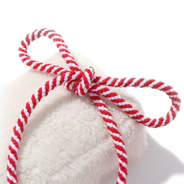 Christmas Bow Wreath Cozy Decor Support Pillow Dog & Cat Bed - Image 4