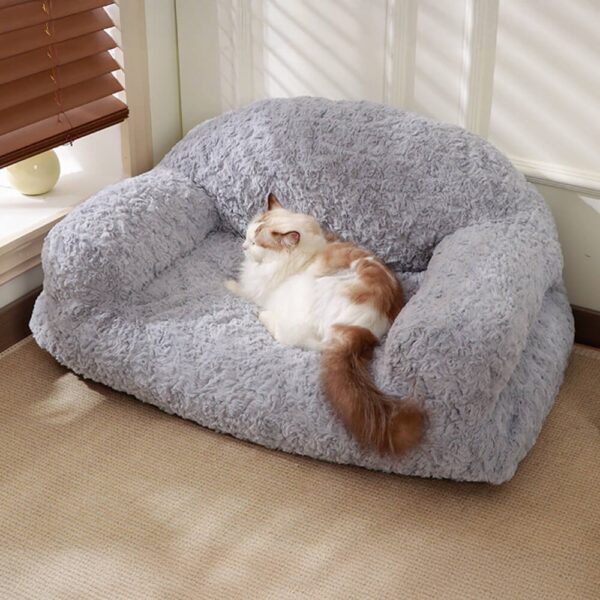 Cozy Full Support Warm Removable Washable Dog & Cat Sofa Bed - Image 11