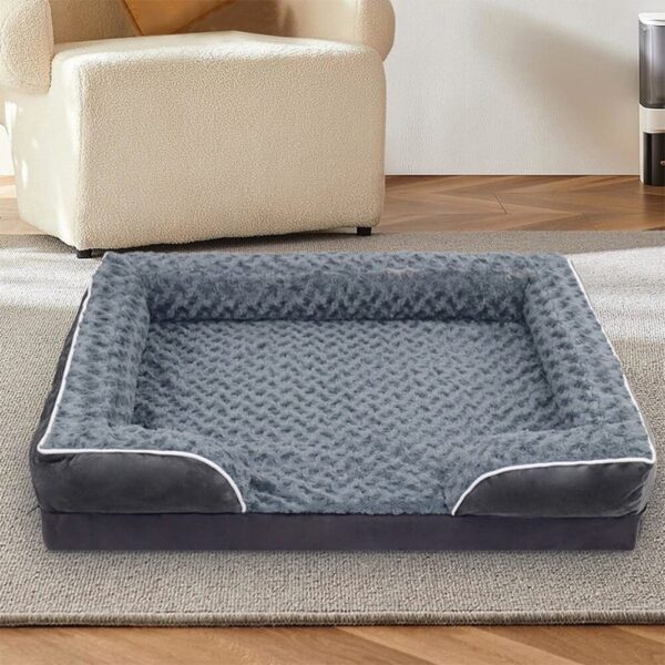 Detachable Waterproof Full Surround Support Orthopedic Dog Bed - Image 8