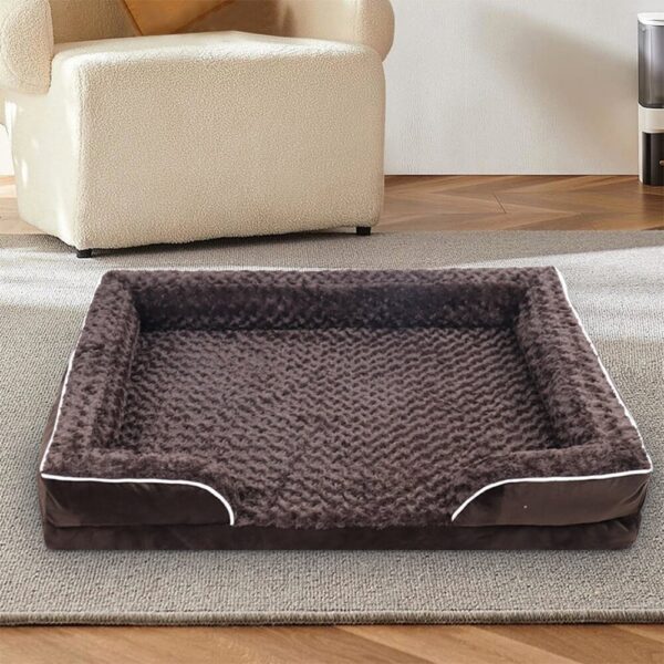 Detachable Waterproof Full Surround Support Orthopedic Dog Bed - Image 9