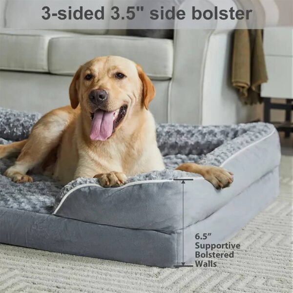 Detachable Waterproof Full Surround Support Orthopedic Dog Bed - Image 2